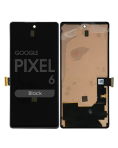 Refurbished - OLED Screen and Digitizer Assembly w/ Frame for Google Pixel 6 (Black)