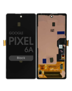 Refurbished - OLED Screen and Digitizer Assembly w/ Frame for Google Pixel 6a (Black)