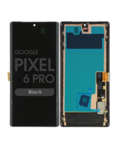 Aftermarket - OLED Screen and Digitizer Assembly w/ Frame for Google Pixel 6 Pro (Black)