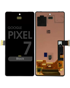 Premium - OLED Screen and Digitizer Assembly w/ Fingerprint Sensor w/ Frame for Google Pixel 7 (Black)