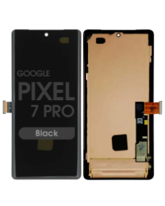 Refurbished - OLED Screen and Digitizer Assembly w/ Frame for Google Pixel 7 Pro (Black)