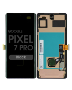 Premium - OLED Screen and Digitizer Assembly w/ Frame for Google Pixel 7 Pro (Black)