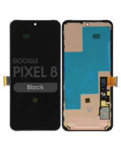 Refurbished - OLED Screen and Digitizer Assembly w/ Frame for Google Pixel 8 (Black)