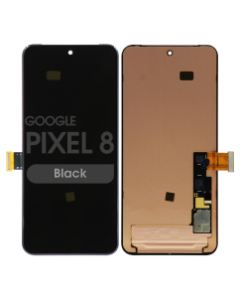 Refurbished - OLED Screen and Digitizer Assembly for Google Pixel 8 (No Frame) (Black)
