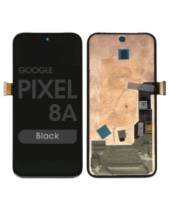 Refurbished - OLED Screen and Digitizer Assembly for Google Pixel 8a (No Frame) (Black)