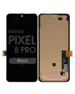 Refurbished - OLED Screen and Digitizer Assembly w/ Frame for Google Pixel 8 Pro (Black)