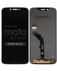 Refurbished - LCD Screen and Digitizer Assembly for Motorola Moto G7 Play (XT1952) / T-mobile Revvlry (Starry Black)