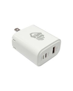 GRIP - 3-PORT PD USB-C / USB-A / USB-L Retractable Wall Plug (30W)