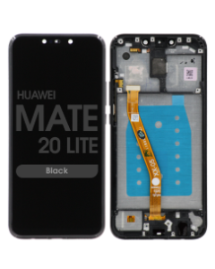 LCD Screen and Digitizer Assembly w/ Frame for Huawei Mate 20 Lite (Black)