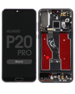 OLED Screen and Digitizer Assembly w/ Frame for Huawei P20 Pro (Black)