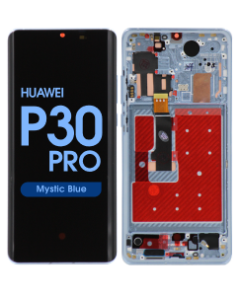 OLED Screen and Digitizer Assembly w/ Frame for Huawei P30 Pro (Mystic Blue)