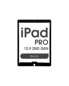 Aftermarket - Glass and Digitizer Touch Panel for iPad Pro 12.9 2nd Gen (Black)