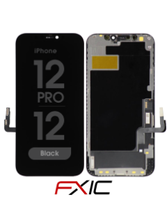 FX5 Soft OLED - Aftermarket OLED Screen Assembly for iPhone 12 / 12 Pro (Black)