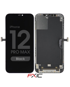 FX5 Soft OLED - Aftermarket OLED Screen and Digitizer Assembly for iPhone 12 Pro Max (Black)