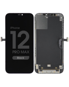 IG3 - Aftermarket LCD Screen and Digitizer Assembly for iPhone 12 Pro Max (Black)