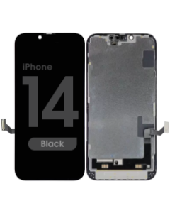 Premium Refurbished - OLED Screen Assembly for iPhone 14 (Black)