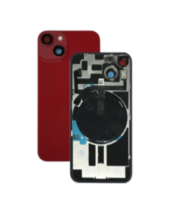 OEM Pull - Back Glass w/ Small Parts for iPhone 14 Plus (US Version) (Grade A) (Red)