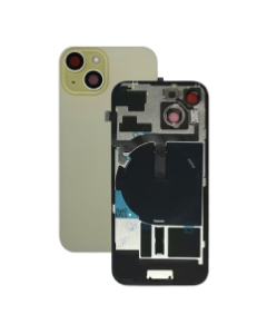 OEM Pull - Back Glass w/ Small Parts for iPhone 15 (US Version) (Grade A) (Yellow)
