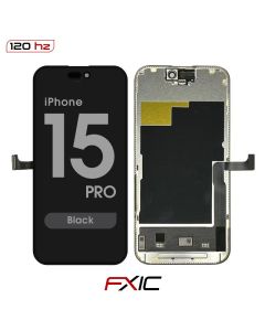 FX5 Soft OLED 120Hz - Aftermarket OLED Screen Assembly for iPhone 15 Pro (Black) (IC Swappable)  - Injured Gadgets