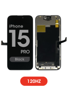 FX5 Incell 120Hz - Aftermarket LCD Screen and Digitizer Assembly for iPhone 15 Pro (IC Swappable) (Black)