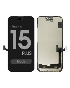 FX5 Soft OLED - Aftermarket OLED Screen and Digitizer Assembly for iPhone 15 Plus (IC Swappable) (Black)