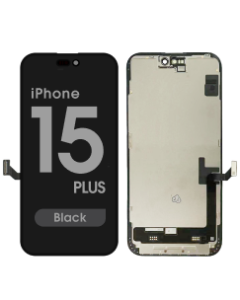 Premium Refurbished - OLED Screen Assembly for iPhone 15 Plus (Black)