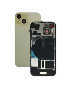 OEM Pull - Back Glass w/ Small Parts for iPhone 15 Plus (US Version) (Grade A) (Yellow)