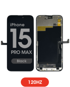 FX5 Incell 120Hz - Aftermarket LCD Screen and Digitizer Assembly for iPhone 15 Pro Max (IC Swappable) (Black)