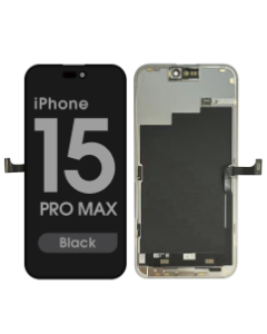 IG3 Incell - Aftermarket LCD Screen and Digitizer Assembly for iPhone 15 Pro Max (Black)