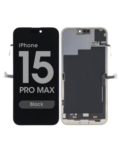 OEM Pull - OLED Screen and Digitizer Assembly w/ Proximity Sensor for iPhone 15 Pro Max (Grade A) (Black)