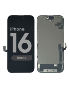 FX5 Incell - Aftermarket LCD Screen and Digitizer Assembly for iPhone 16 (Black)