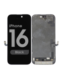Premium Refurbished - OLED Screen Assembly for iPhone 16 (Black)