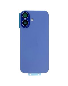 Back Glass w/ Camera Lens / MagSafe Magnet for iPhone 16 (No Logo) (Ultramarine)