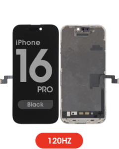FX5 Soft OLED 120Hz QRT - Aftermarket OLED Screen and Digitizer Assembly for iPhone 16 Pro (Quick Repair Technology) (Black)