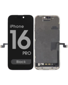 Premium Refurbished - OLED Screen Assembly for iPhone 16 Pro (Black)
