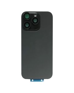 Back Glass w/ Camera Lens / MagSafe Magnet for iPhone 16 Pro (Black Titanium) (No Logo)