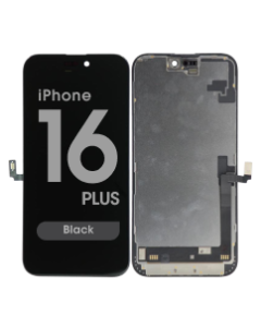 FX5 Soft OLED QRT - Aftermarket OLED Screen and Digitizer Assembly for iPhone 16 Plus (Black) (Quick Repair Technology)