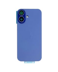 Back Glass w/ Camera Lens / MagSafe Magnet for iPhone 16 Plus (No Logo) (Ultramarine)