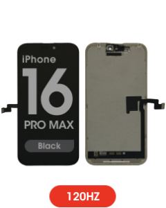 FX5 Soft OLED 120Hz - Aftermarket OLED Screen Assembly for iPhone 16 Pro Max (IC Swappable) (Black)