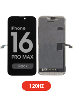 FX5 Soft OLED QRT - Aftermarket OLED Screen and Digitizer Assembly for iPhone 16 Pro Max (120Hz) (Quick Repair Technology) (Black)