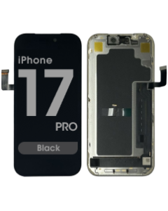 Hard OLED - Aftermarket OLED Screen and Digitizer Assembly for iPhone 17 Pro (Black)