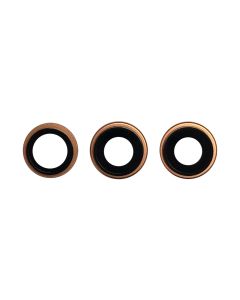 Premium - Rear Camera Lens w/ Rings for iPhone 17 Pro / 17 Pro Max (Cosmic Orange)