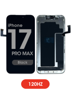 FX5 Soft OLED 120Hz - Aftermarket OLED Screen and Digitizer Assembly for iPhone 17 Pro Max (IC Swappable) (Black)