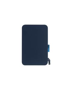 Back Glass w/ Steel Plate / Wireless NFC Charging MagSafe Magnet / Flex for iPhone 17 Pro Max (No Logo) (Deep Blue)