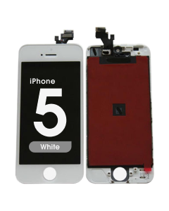 Premium Refurbished - LCD Screen and Digitizer Assembly for iPhone 5 (White)