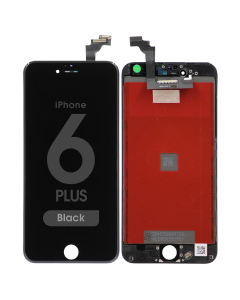 Premium Refurbished - LCD Screen and Digitizer Assembly for iPhone 6 Plus (Black)