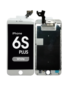 Complete Assembly - LCD Screen and Digitizer Assembly for iPhone 6S Plus (Front camera / Prox Sensor / Earspeaker Pre-Installed) (White)