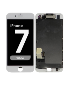 Complete Assembly - LCD Screen and Digitizer Assembly for iPhone 7 (Front Camera / Prox Sensor / Earspeaker Pre-Installed) (White)