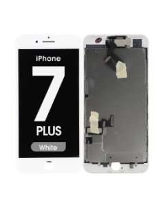 Complete Assembly - LCD Screen and Digitizer Assembly for iPhone 7 Plus (Front camera / Prox Sensor / Earspeaker Pre-Installed) (White)
