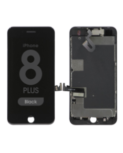 Complete Assembly - LCD Screen and Digitizer Assembly for iPhone 8 Plus (Front camera / Prox Sensor / Earspeaker Pre-Installed) (Black)